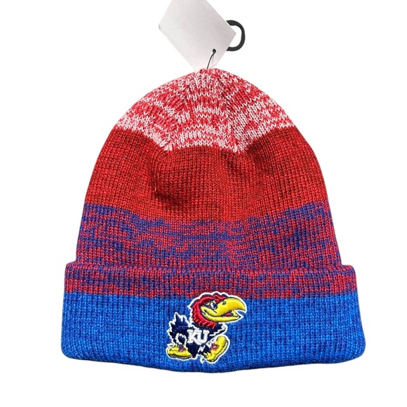 NCAA Other - NCAA FAN FAVORITE Men's Beanie Kansas University Jayhawks Winter Hat Knitted Cap